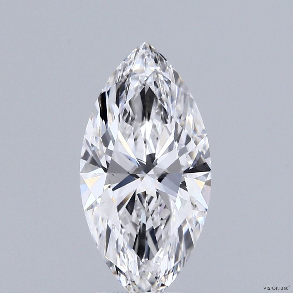 2.02 Carat Marquise Lab Grown Diamond, Excellent Polish, E Color, VS1 Clarity