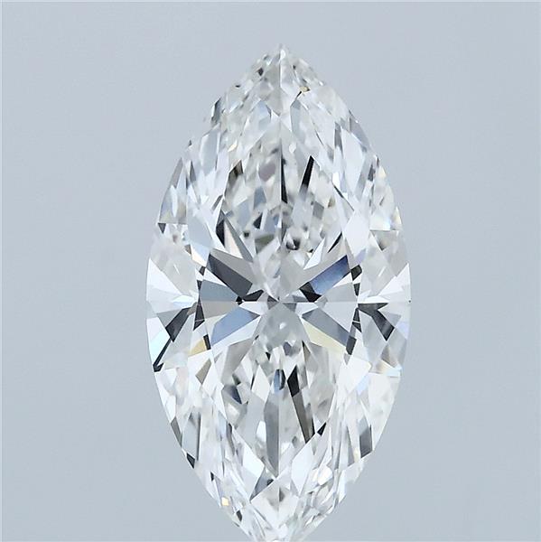 2.05 Carat Marquise Lab Grown Diamond, Excellent Polish, F Color, VVS2 Clarity