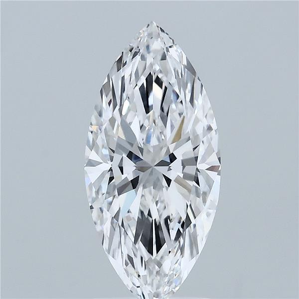 2.06 Carat Marquise Lab Grown Diamond, Excellent Polish, D Color, VVS1 Clarity