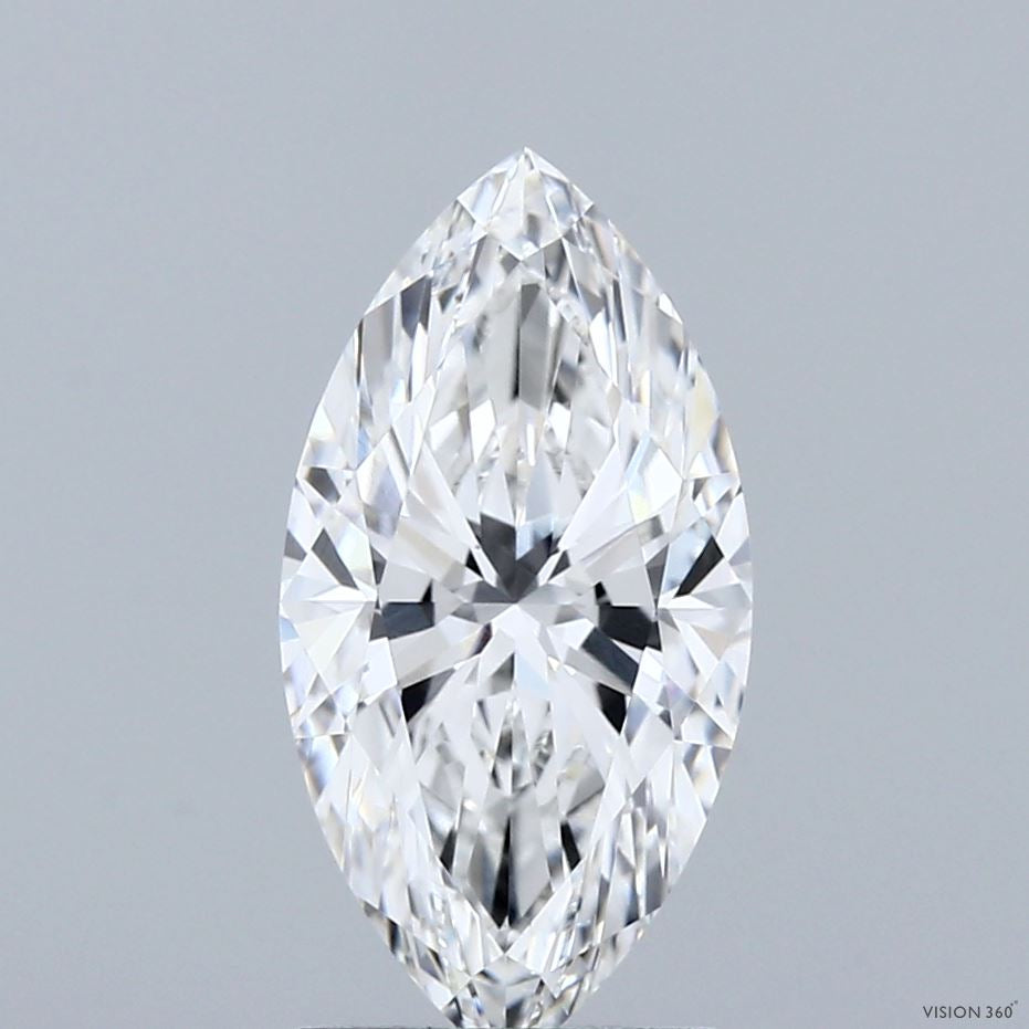 2.08 Carat Marquise Lab Grown Diamond, Excellent Polish, E Color, VVS1 Clarity