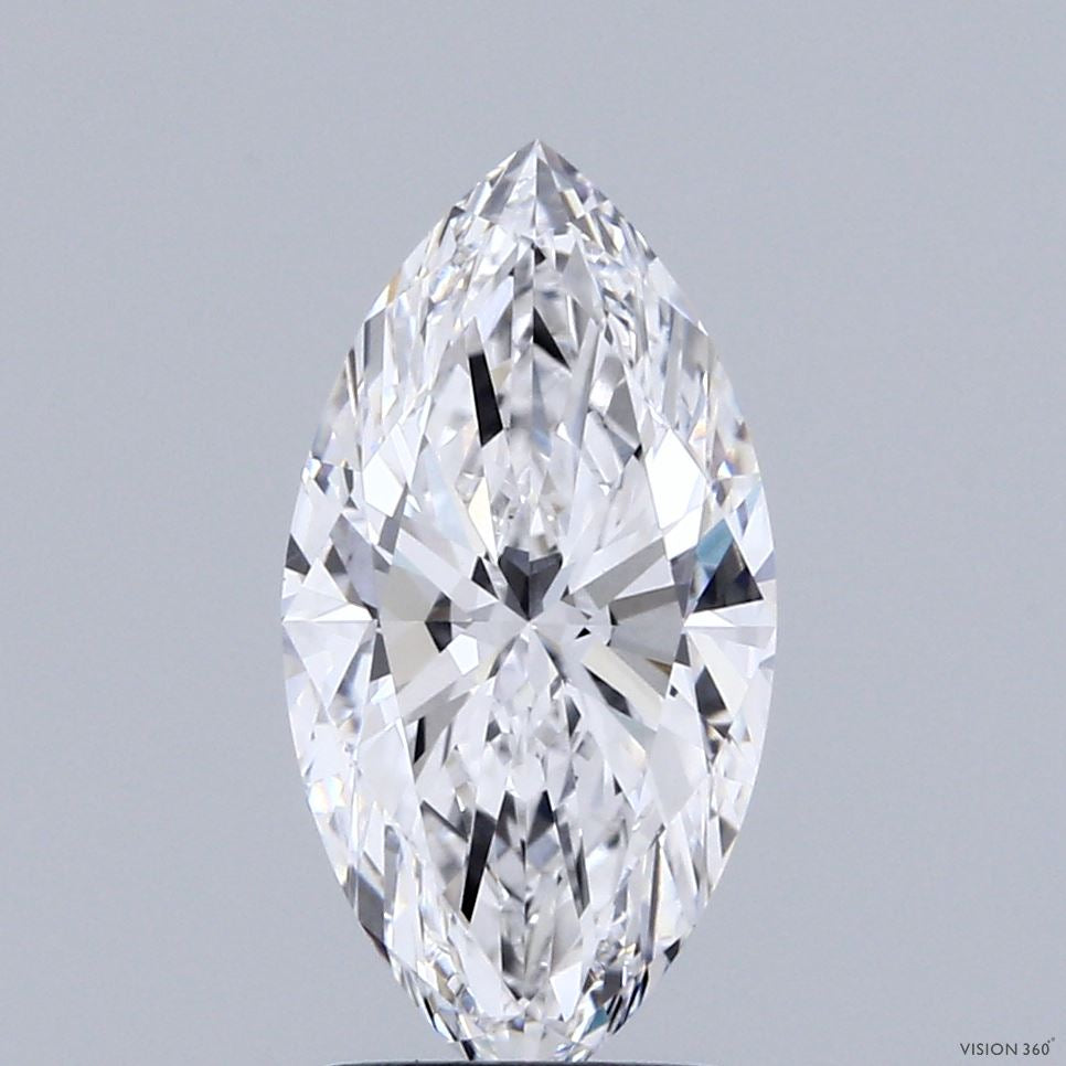 2.28 Carat Marquise Lab Grown Diamond, Excellent Polish, E Color, VVS2 Clarity