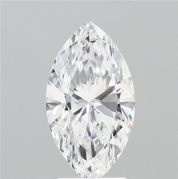3.01 Carat Marquise Lab Grown Diamond, Excellent Polish, E Color, VVS1 Clarity