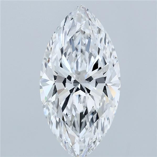 3.10 Carat Marquise Lab Grown Diamond, Excellent Polish, D Color, VVS2 Clarity