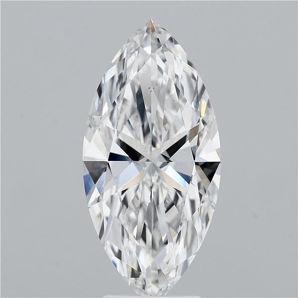 4.00 Carat Marquise Lab Grown Diamond, Excellent Polish, E Color, VS1 Clarity