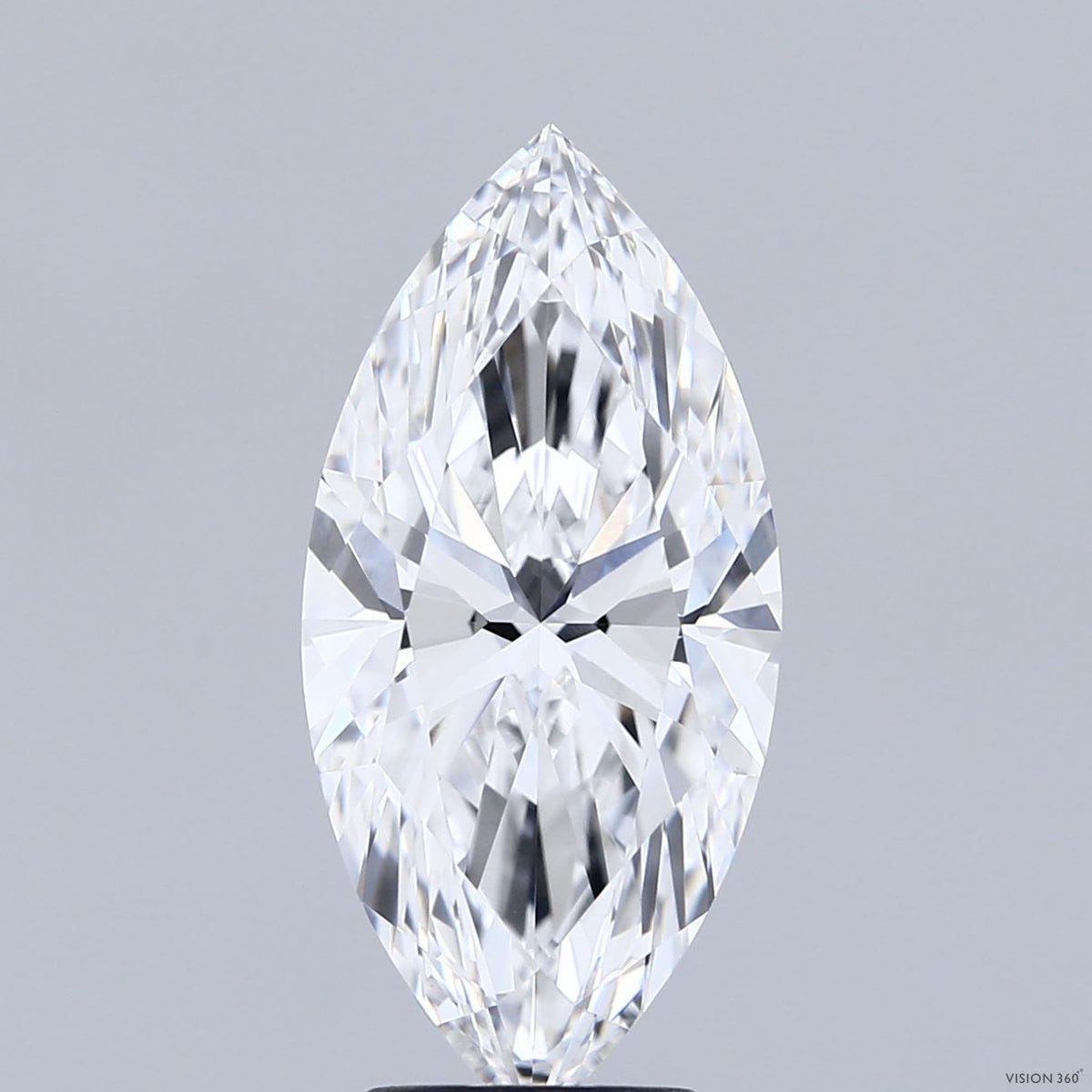 4.04 Carat Marquise Lab Grown Diamond, Excellent Polish, D Color, VVS2 Clarity