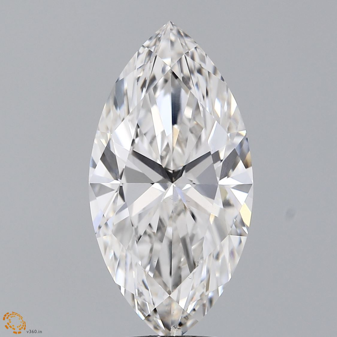 5.03 Carat Marquise Lab Grown Diamond, Excellent Polish, G Color, VS1 Clarity