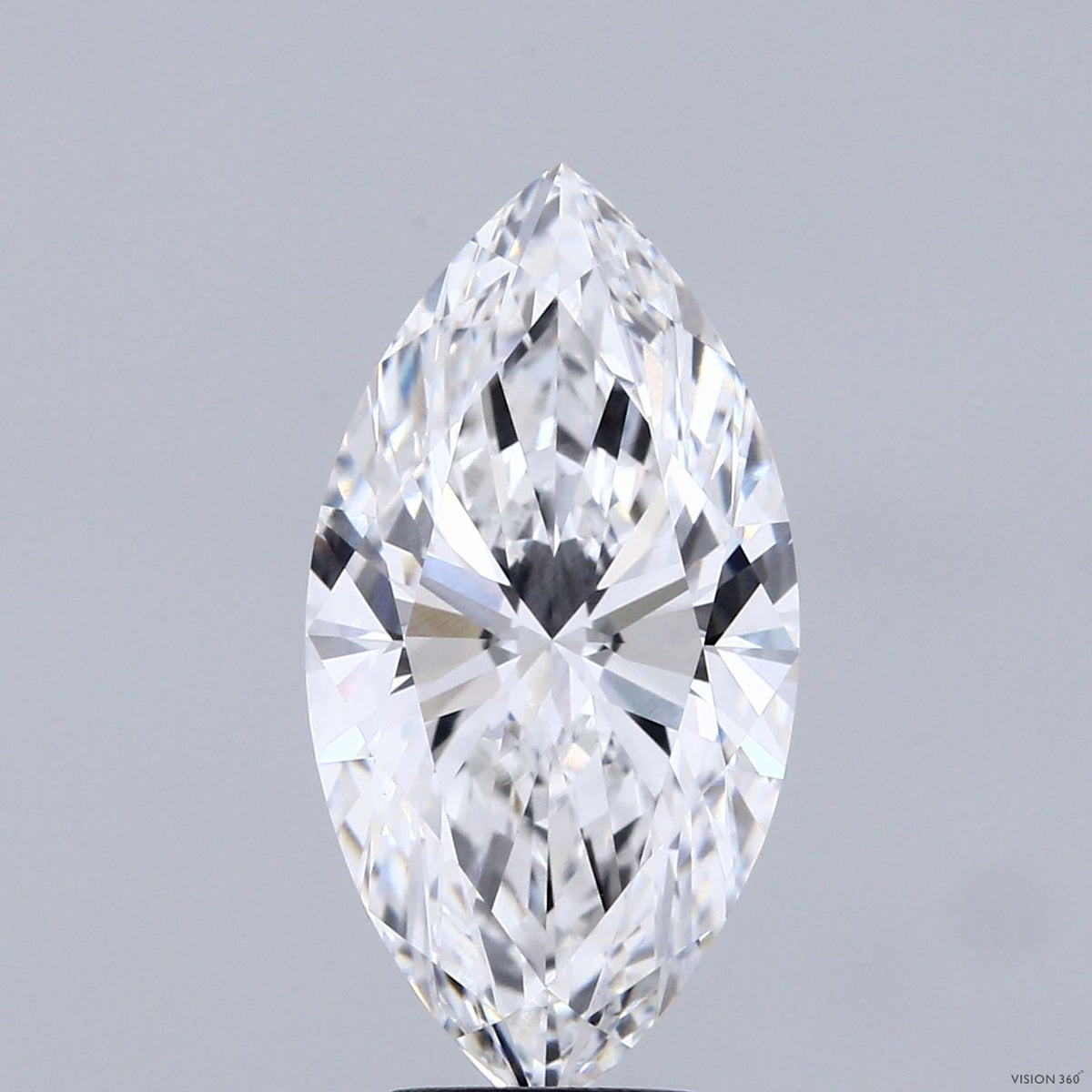 5.08 Carat Marquise Lab Grown Diamond, Excellent Polish, D Color, VVS2 Clarity
