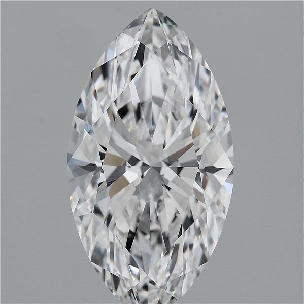 7.08 Carat Marquise Lab Grown Diamond, Excellent Polish, E Color, VS1 Clarity