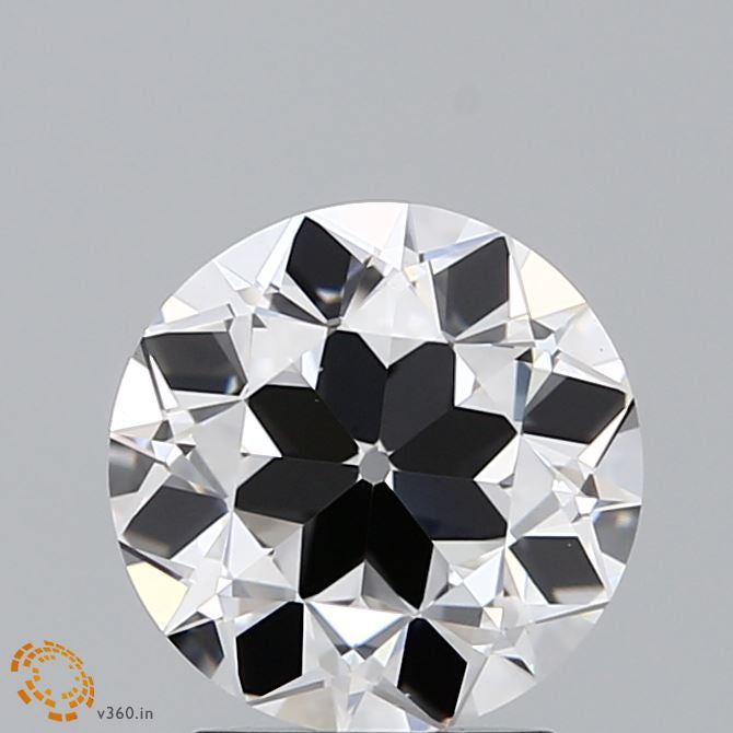 2.01 Carat Old European Cut Lab Grown Diamond, Excellent Polish, F Color, VS1 Clarity