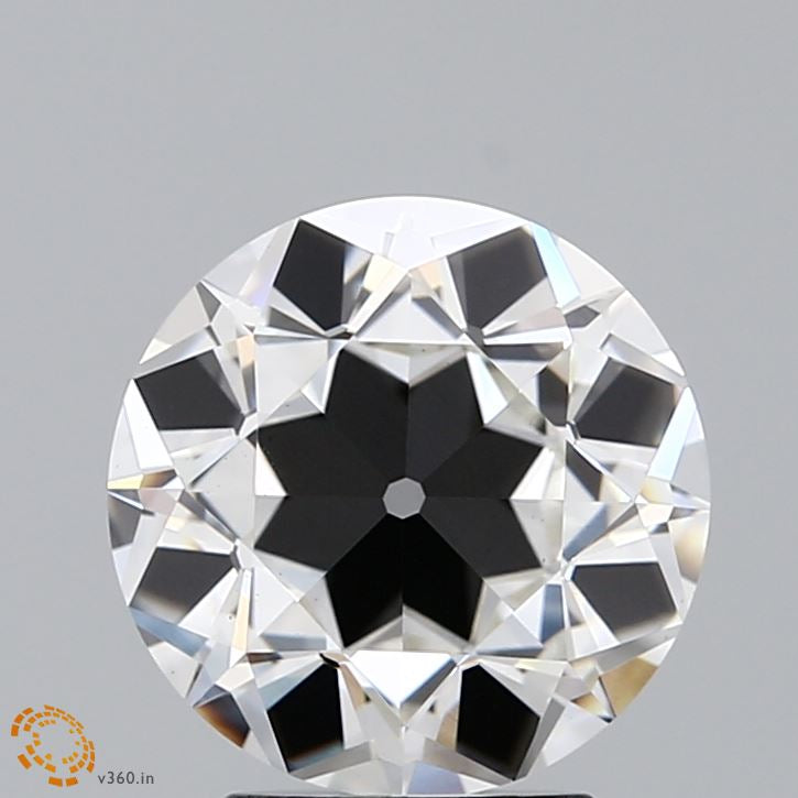 3.00 Carat Old European Cut Lab Grown Diamond, Excellent Polish, G Color, VS1 Clarity