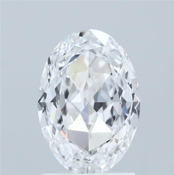 1.47 Carat Oval Mixed Cut Lab Grown Diamond, Excellent Polish, D Color, VVS2 Clarity
