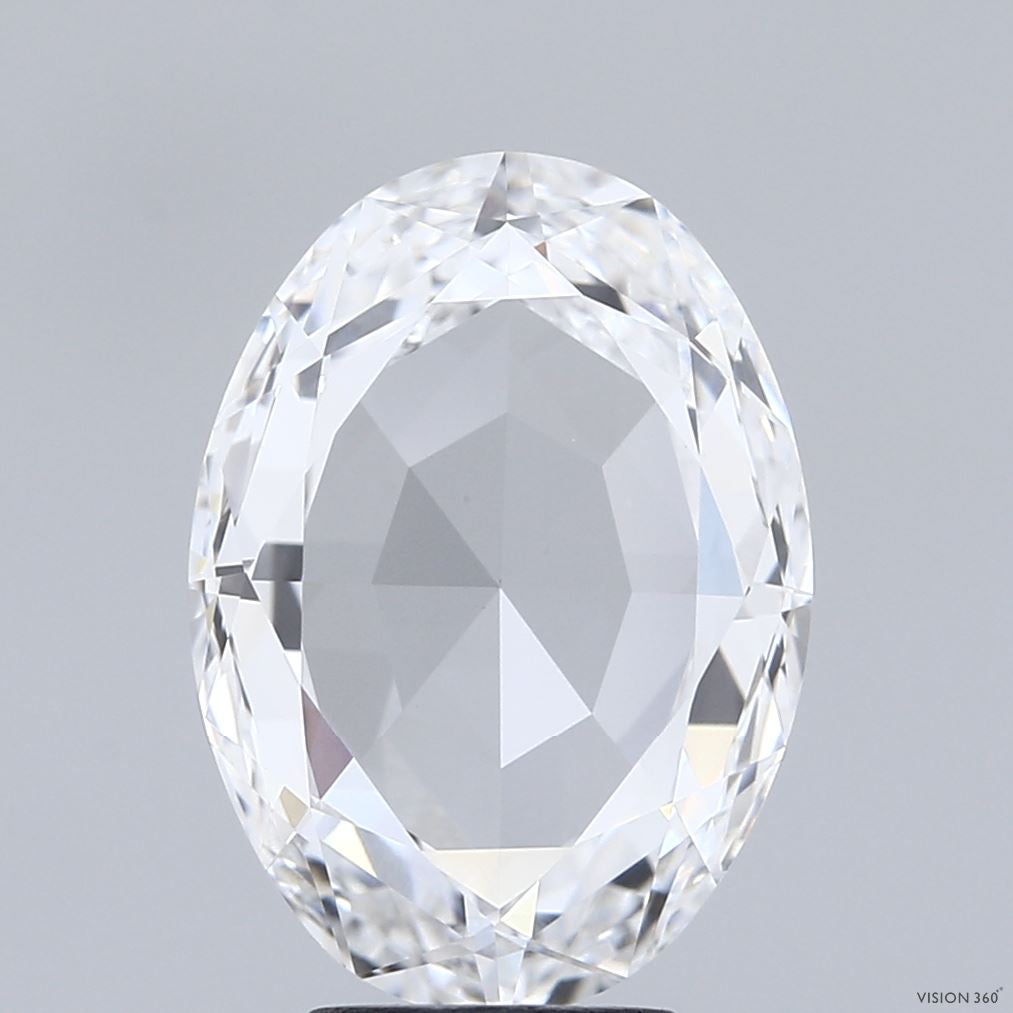4.02 Carat Oval Mixed Cut Lab Grown Diamond, Excellent Polish, E Color, VVS1 Clarity
