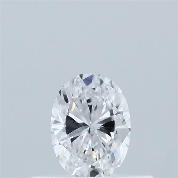 0.30 Carat Oval Lab Grown Diamond, Very Good Polish, D Color, VVS2 Clarity