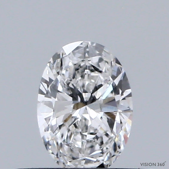 0.30 Carat Oval Lab Grown Diamond, Very Good Polish, E Color, VVS2 Clarity