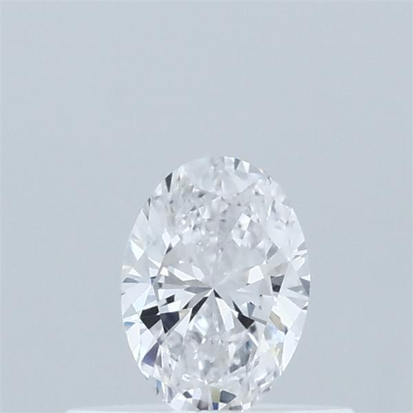 0.31 Carat Oval Lab Grown Diamond, Very Good Polish, D Color, VVS2 Clarity