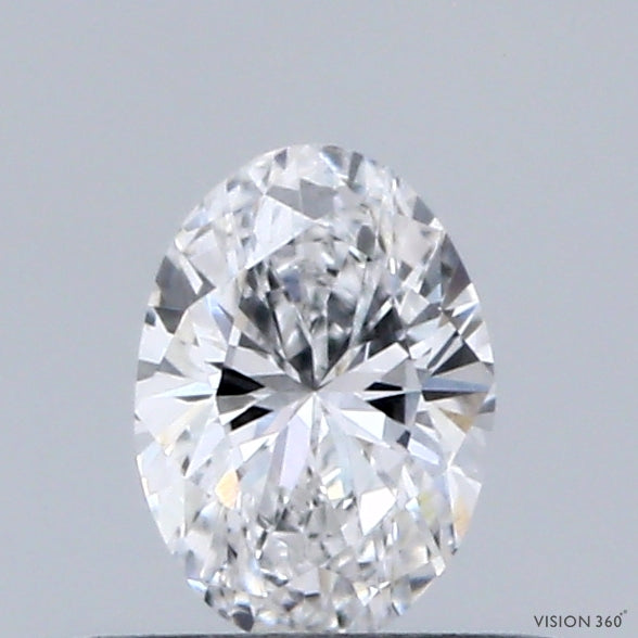 0.31 Carat Oval Lab Grown Diamond, Very Good Polish, E Color, VS1 Clarity