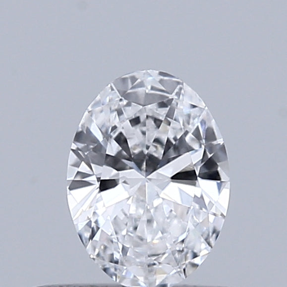 0.32 Carat Oval Lab Grown Diamond, Very Good Polish, D Color, VVS1 Clarity