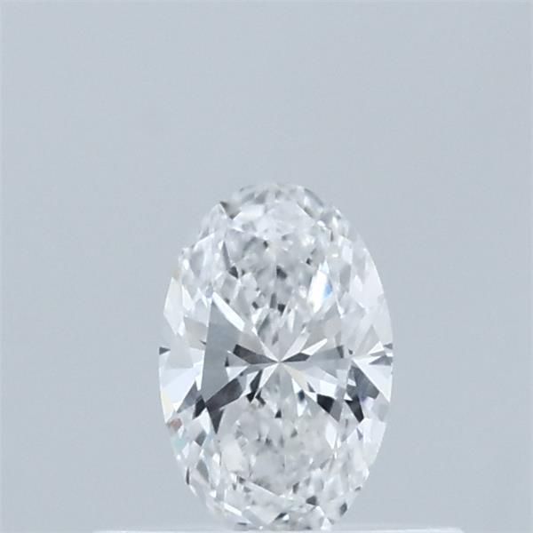 0.32 Carat Oval Lab Grown Diamond, Very Good Polish, D Color, VVS2 Clarity