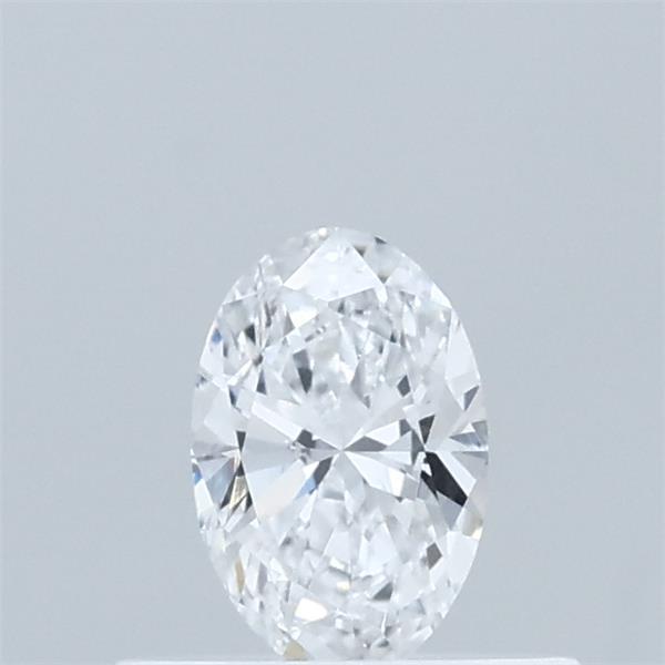 0.32 Carat Oval Lab Grown Diamond, Very Good Polish, D Color, VVS2 Clarity