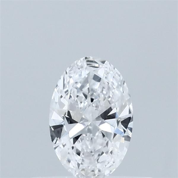 0.33 Carat Oval Lab Grown Diamond, Very Good Polish, D Color, VVS1 Clarity