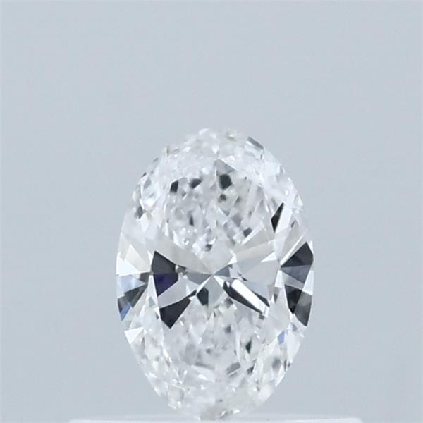 0.33 Carat Oval Lab Grown Diamond, Very Good Polish, D Color, VVS2 Clarity