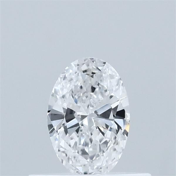 0.33 Carat Oval Lab Grown Diamond, Very Good Polish, D Color, VVS2 Clarity