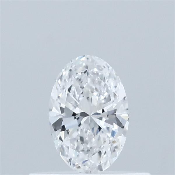0.33 Carat Oval Lab Grown Diamond, Very Good Polish, D Color, VVS2 Clarity