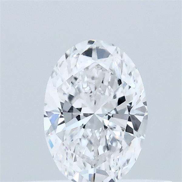 0.33 Carat Oval Lab Grown Diamond, Very Good Polish, D Color, VVS2 Clarity