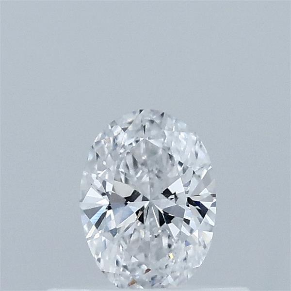 0.33 Carat Oval Lab Grown Diamond, Very Good Polish, D Color, VVS2 Clarity