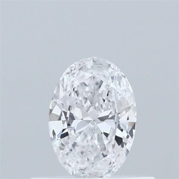 0.34 Carat Oval Lab Grown Diamond, Very Good Polish, D Color, VVS2 Clarity