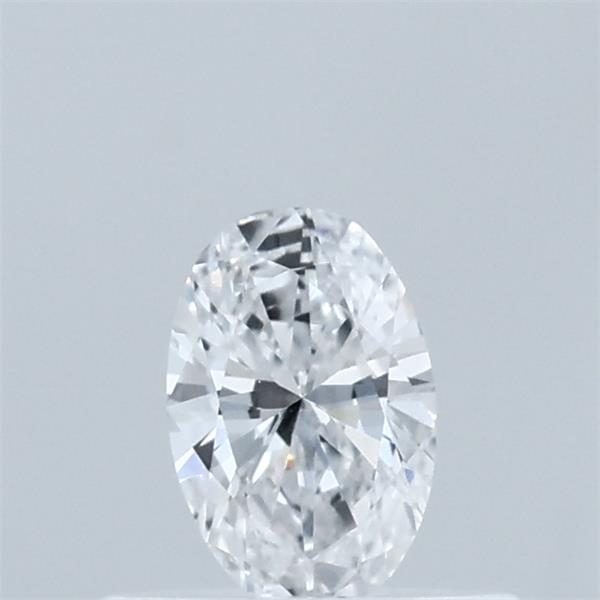 0.34 Carat Oval Lab Grown Diamond, Very Good Polish, D Color, VVS2 Clarity