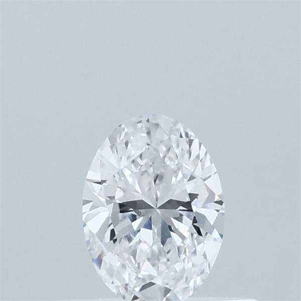 0.34 Carat Oval Lab Grown Diamond, Very Good Polish, D Color, VVS2 Clarity