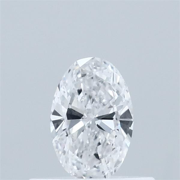 0.34 Carat Oval Lab Grown Diamond, Very Good Polish, D Color, VVS2 Clarity