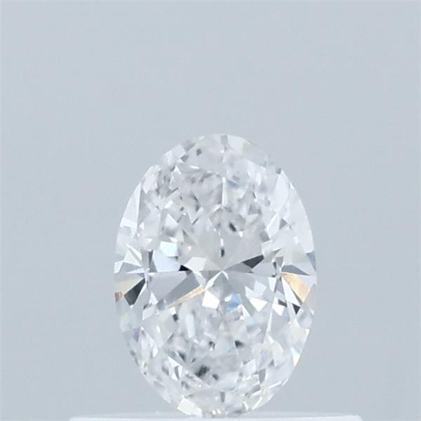 0.35 Carat Oval Lab Grown Diamond, Very Good Polish, D Color, VVS2 Clarity