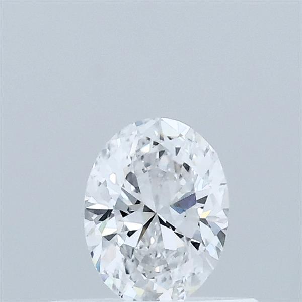 0.35 Carat Oval Lab Grown Diamond, Very Good Polish, D Color, VVS2 Clarity