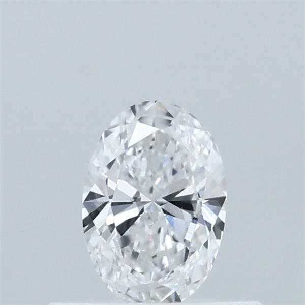0.36 Carat Oval Lab Grown Diamond, Very Good Polish, D Color, VVS2 Clarity