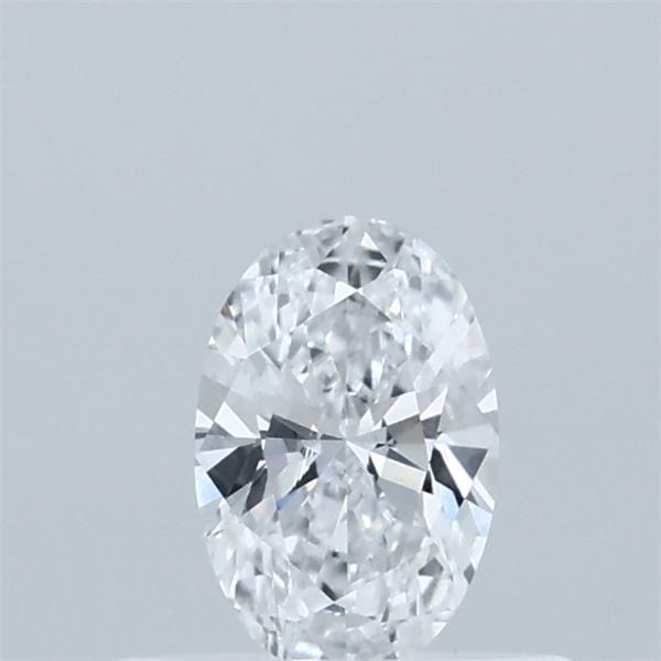 0.36 Carat Oval Lab Grown Diamond, Very Good Polish, D Color, VVS2 Clarity