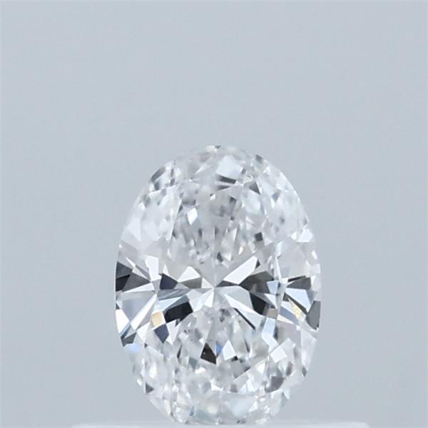 0.36 Carat Oval Lab Grown Diamond, Very Good Polish, D Color, VVS2 Clarity