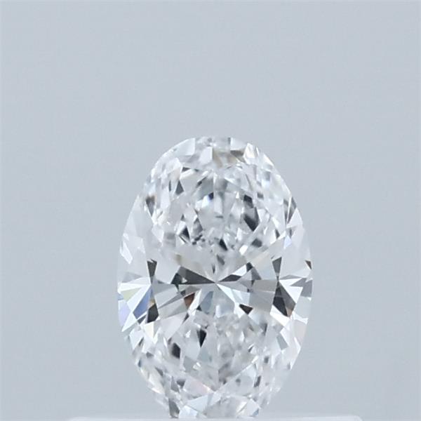 0.36 Carat Oval Lab Grown Diamond, Very Good Polish, D Color, VVS2 Clarity