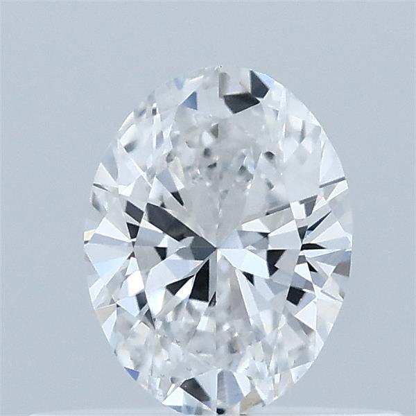 0.37 Carat Oval Lab Grown Diamond, Very Good Polish, D Color, VS1 Clarity