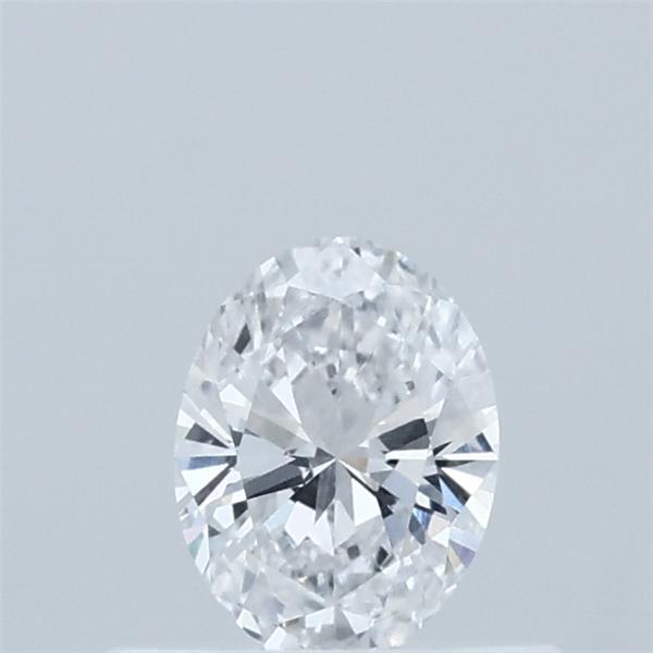 0.37 Carat Oval Lab Grown Diamond, Very Good Polish, D Color, VS1 Clarity