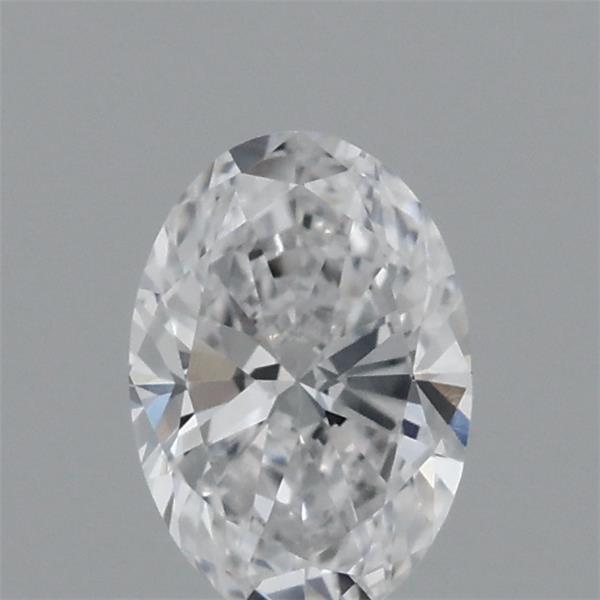 0.37 Carat Oval Lab Grown Diamond, Very Good Polish, D Color, VVS1 Clarity