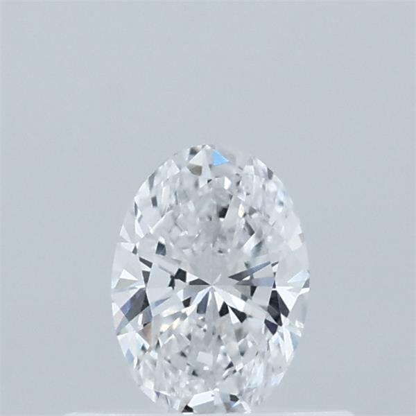 0.37 Carat Oval Lab Grown Diamond, Very Good Polish, D Color, VVS1 Clarity
