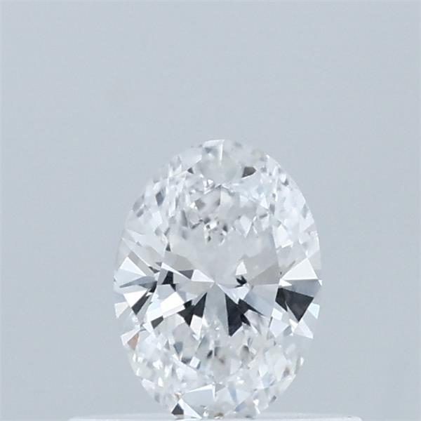 0.37 Carat Oval Lab Grown Diamond, Very Good Polish, D Color, VVS2 Clarity