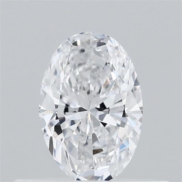 0.37 Carat Oval Lab Grown Diamond, Very Good Polish, D Color, VVS2 Clarity