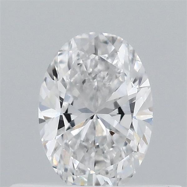 0.37 Carat Oval Lab Grown Diamond, Very Good Polish, D Color, VVS2 Clarity