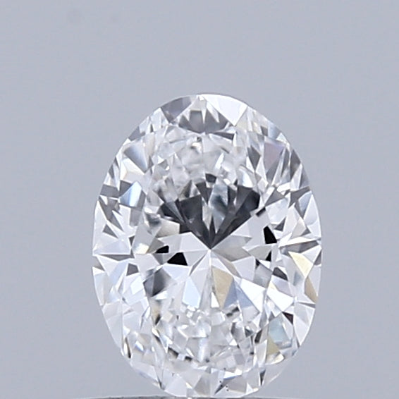 0.38 Carat Oval Lab Grown Diamond, Very Good Polish, D Color, VS1 Clarity