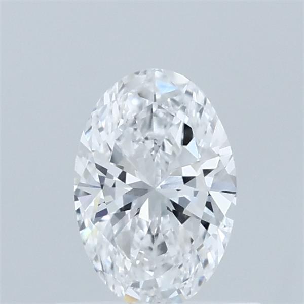 0.54 Carat Oval Lab Grown Diamond, Very Good Polish, D Color, VVS2 Clarity