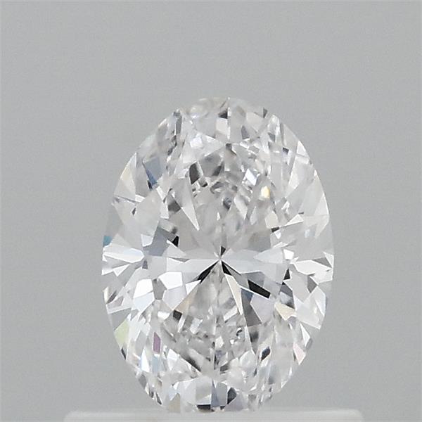 0.55 Carat Oval Lab Grown Diamond, Very Good Polish, D Color, IF Clarity