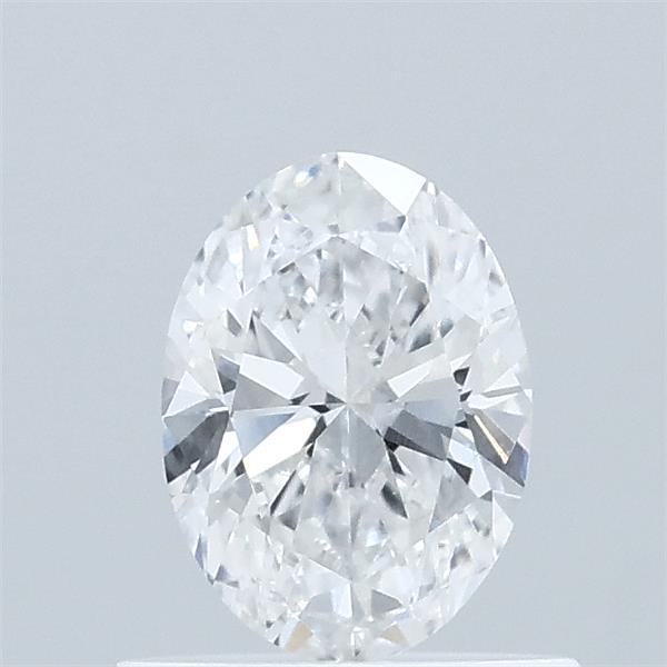 0.55 Carat Oval Lab Grown Diamond, Very Good Polish, D Color, VS1 Clarity